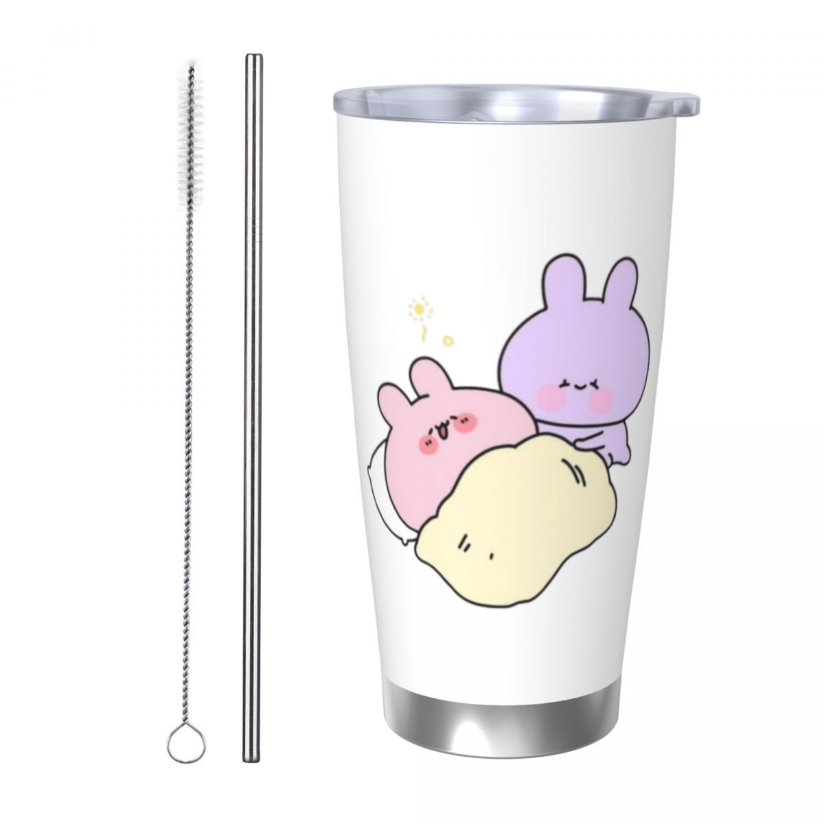 Flask Stainless Steel - Asamimichaan Cute Asamimi 20oz Stainless Steel