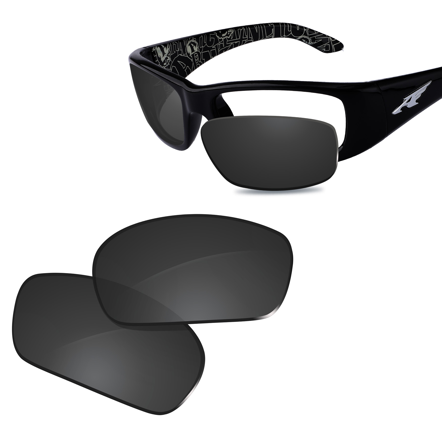 Men Accessories Drawing - Glintbay New Performance Polarized Replacement Lenses