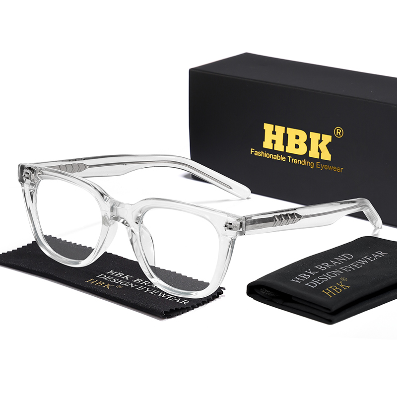 Men Accessories Tips - HBK Fashion Square Glasses Frames men