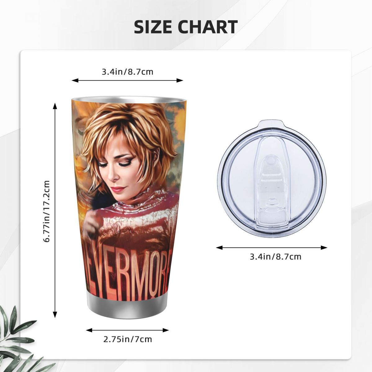 Mylene Farmer Nevermore 20oz S - Flask Stainless Steel review and price