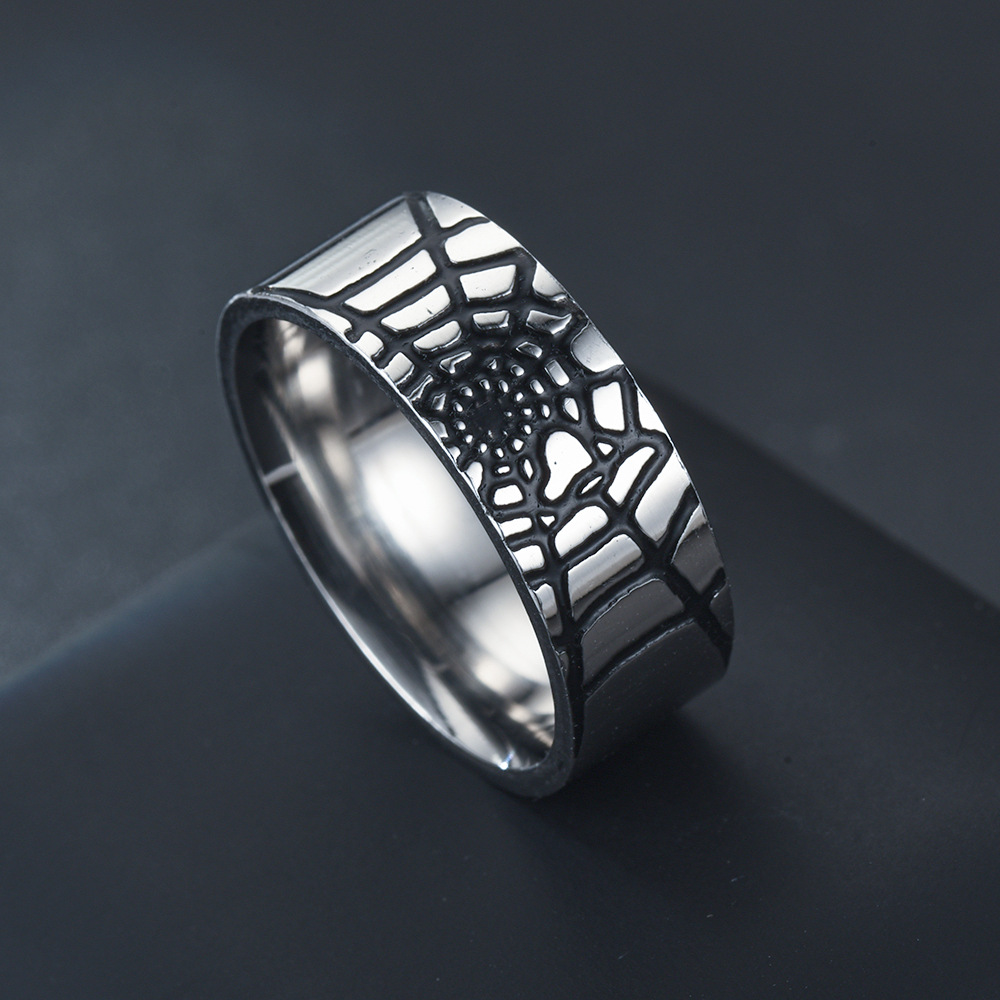 Stainless Steel Simple Spider  - Men Accessories Wedding review and price