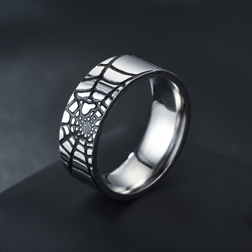 Stainless Steel Simple Spider  - Men Accessories Wedding review and price