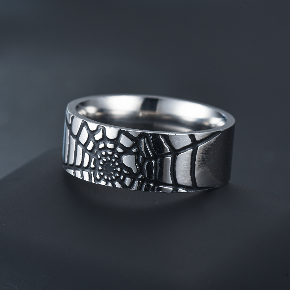 Stainless Steel Simple Spider  - Men Accessories Wedding review and price