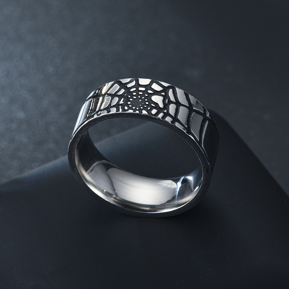 Stainless Steel Simple Spider  - Men Accessories Wedding review and price