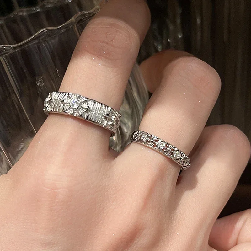 Shiny Metal Open Ring for Men  - Men Accessories Drawing review and price
