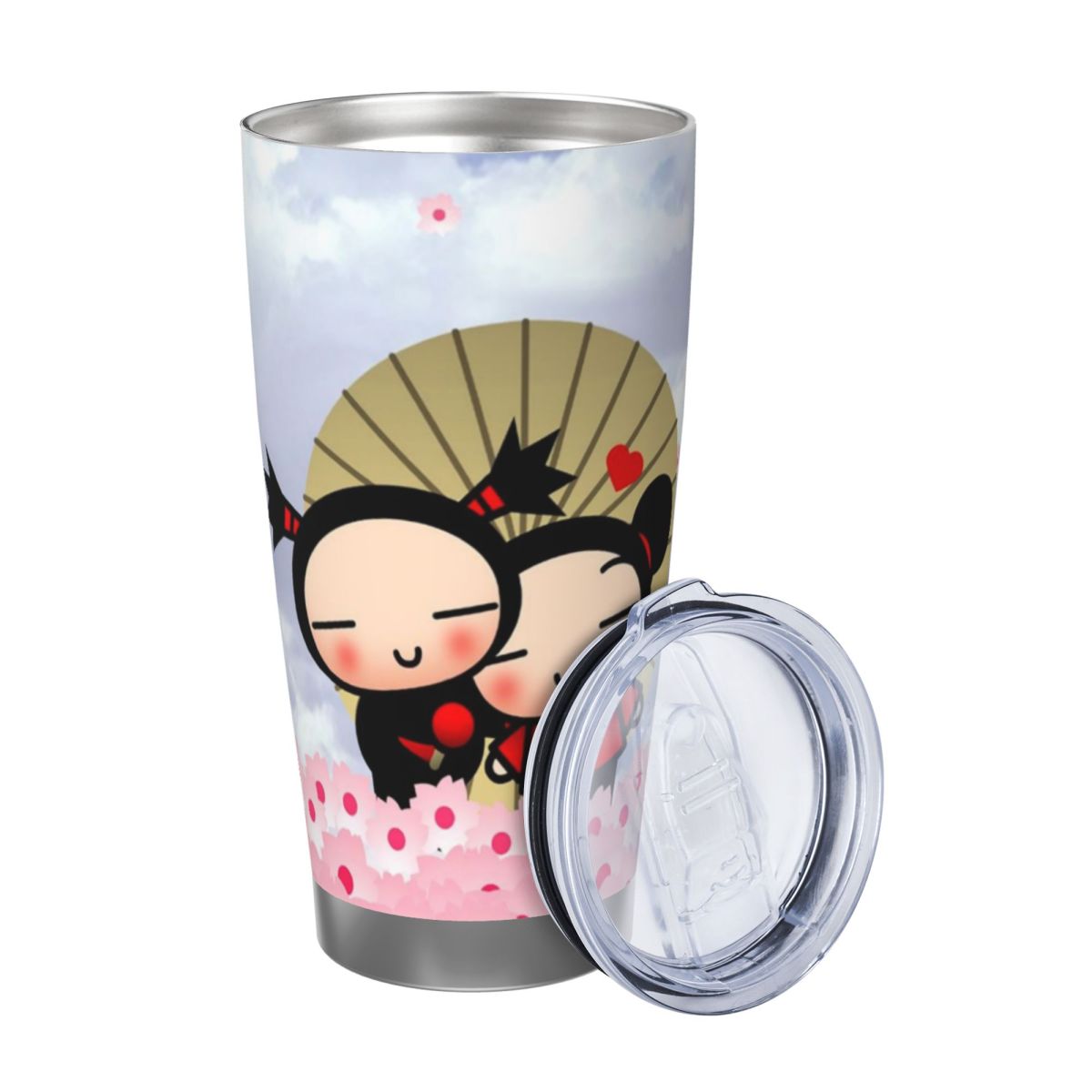 Cute Cartoon Pucca 20oz Stainl - Flask Stainless Steel review and price