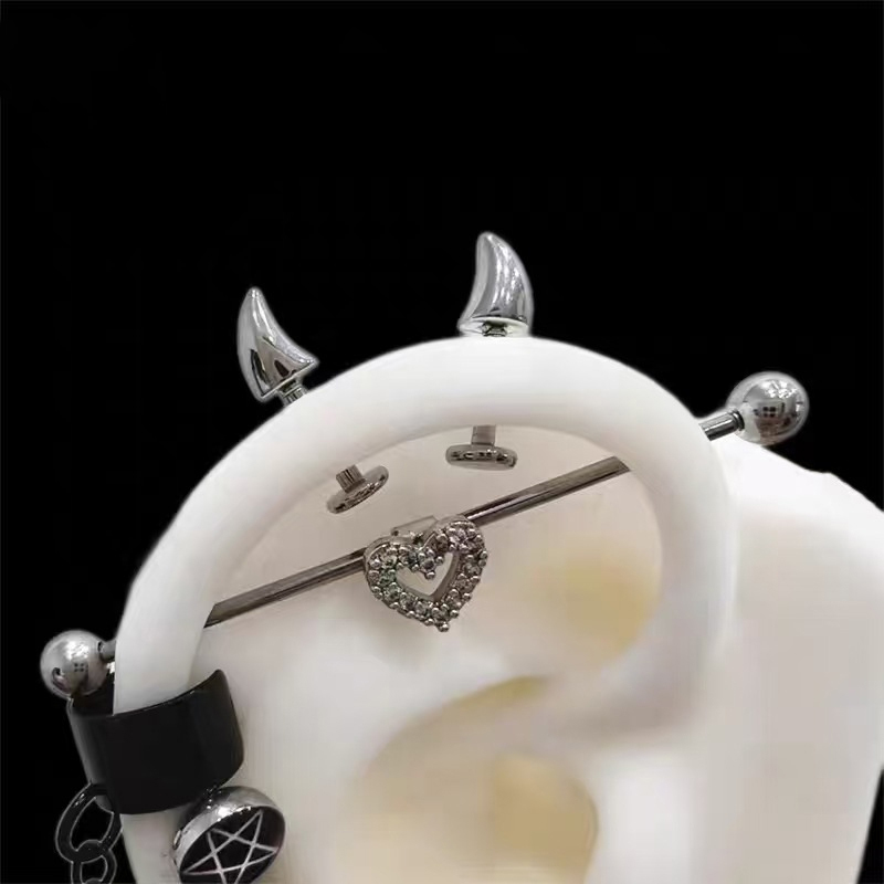 Hot Sale Cute Devil Horn Pierc - Men Accessories Sale review and price