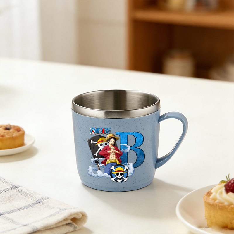 One Piece Water Cup Boy Girl A - Flask Stainless Steel review and price