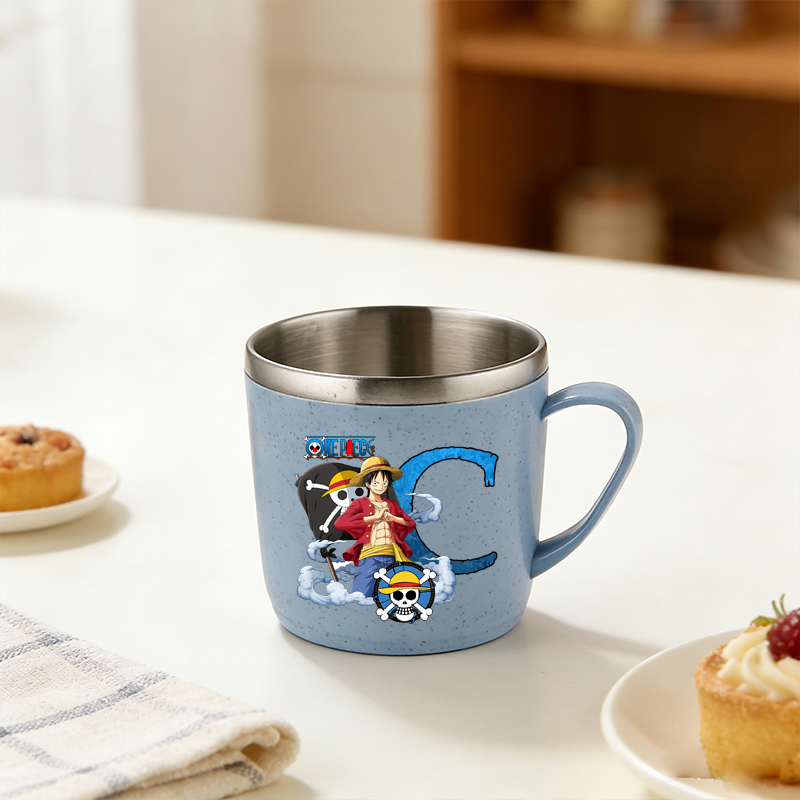 One Piece Water Cup Boy Girl A - Flask Stainless Steel review and price