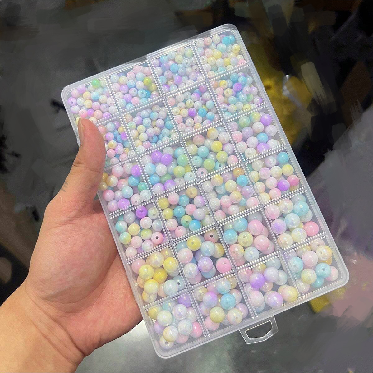 800pcs/24 grid set box 6mm/8mm - Men Accessories Wedding review and price