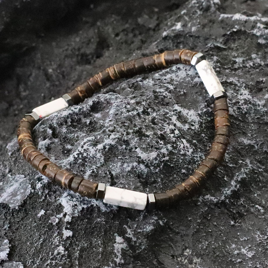 Men Retro 5mm Natural Coconut  - Men Accessories Amazon review and price