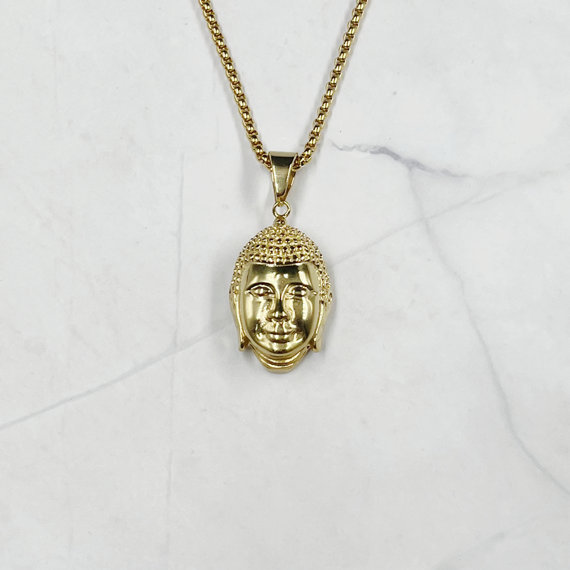 Luxury Thai Buddha head gold c - Men Accessories Nepal review and price