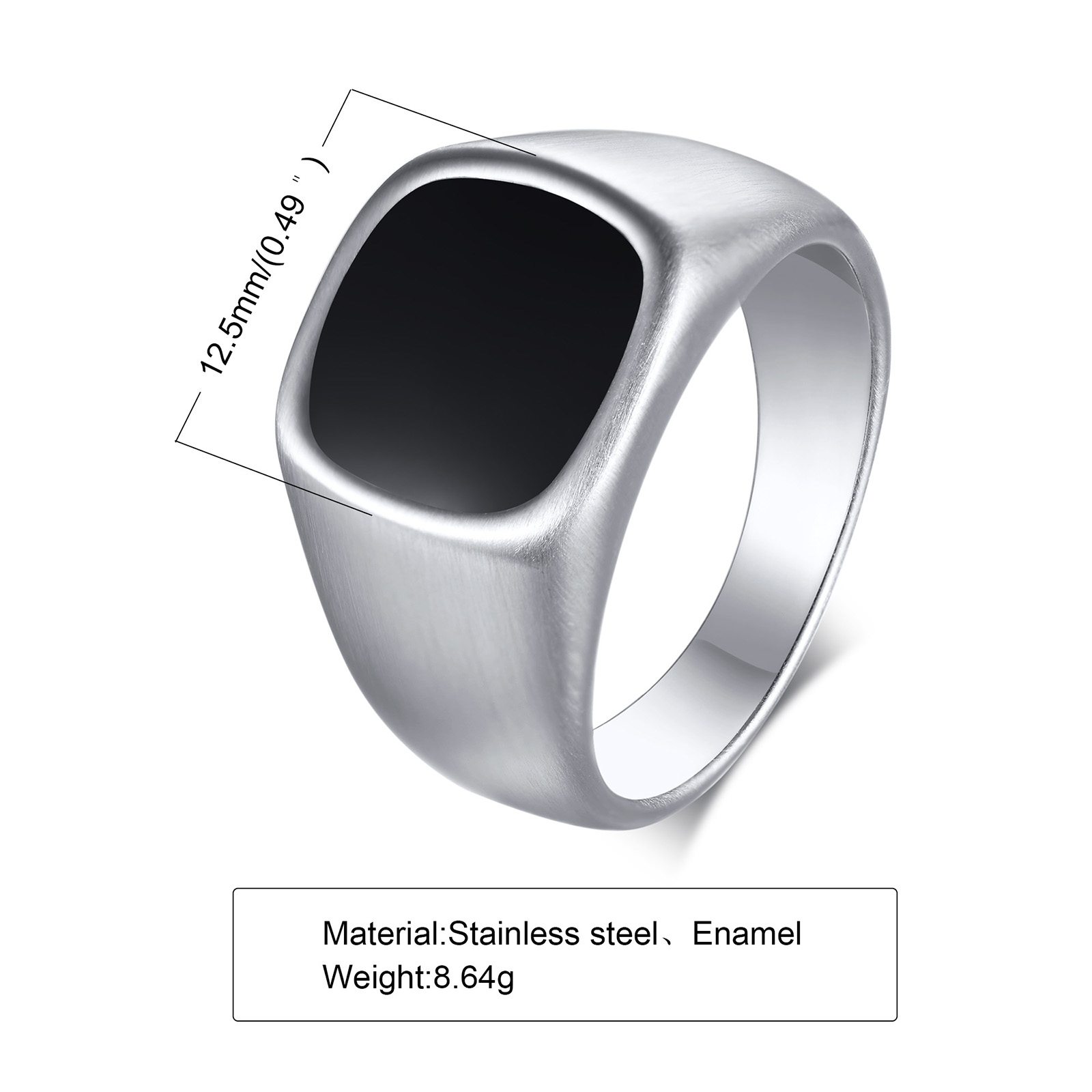 Men Stainless Steel Signet Rin - Signet Ring Men review and price