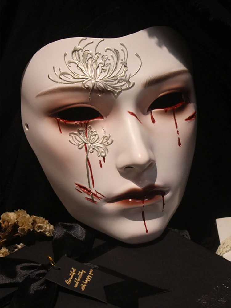 Mask Retro Hand Drawing Fashio - Men Accessories Drawing review and price