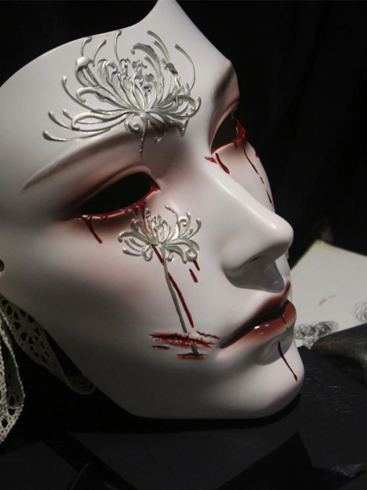 Mask Retro Hand Drawing Fashio - Men Accessories Drawing review and price