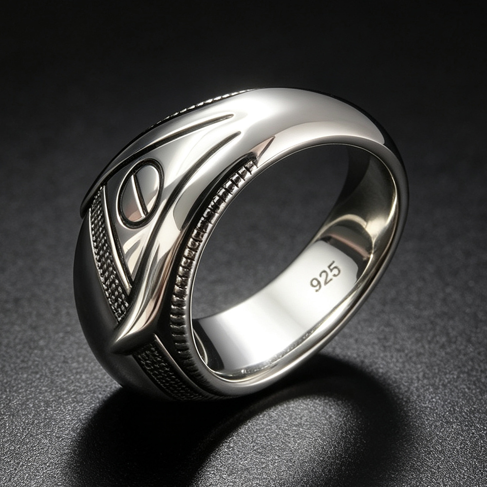 S925 Sterling Silver Agate Sig - Signet Ring Men review and price