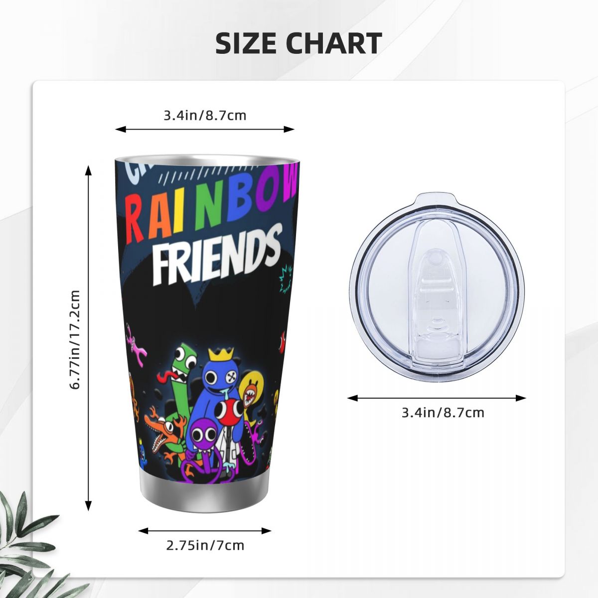 R-Rainbow-Friends 20oz Stainle - Flask Stainless Steel review and price