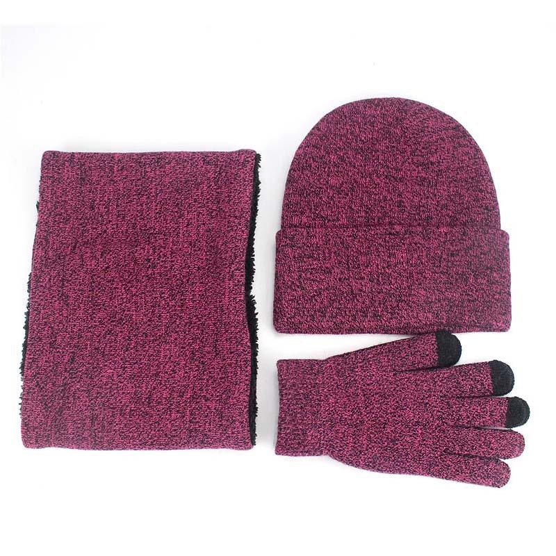 Winter Hat Scarf Gloves Set, P - Men Accessories Tips review and price