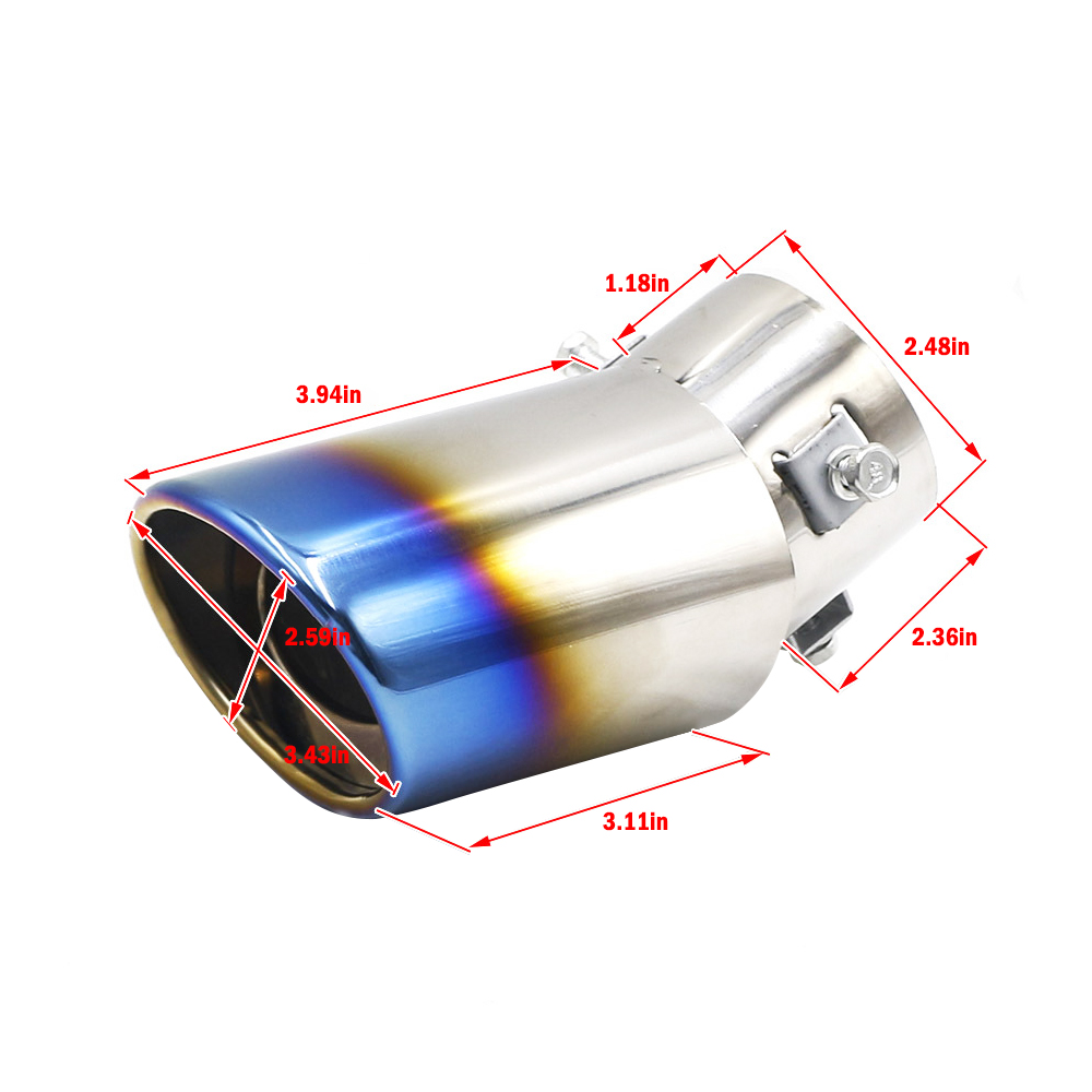 Tail Muffler Exhaust Tip Pipe  - Men Accessories Tips review and price