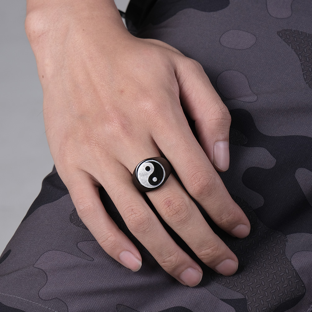 Creative Chinese Style Tai Chi - Signet Ring Men review and price