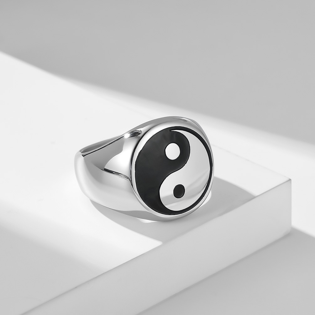 Creative Chinese Style Tai Chi - Signet Ring Men review and price