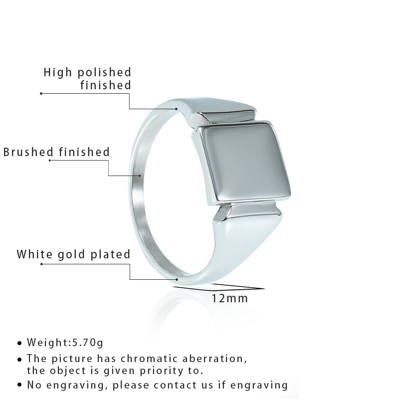 Soul Men Titanium Steel Rings  - Signet Ring Men review and price
