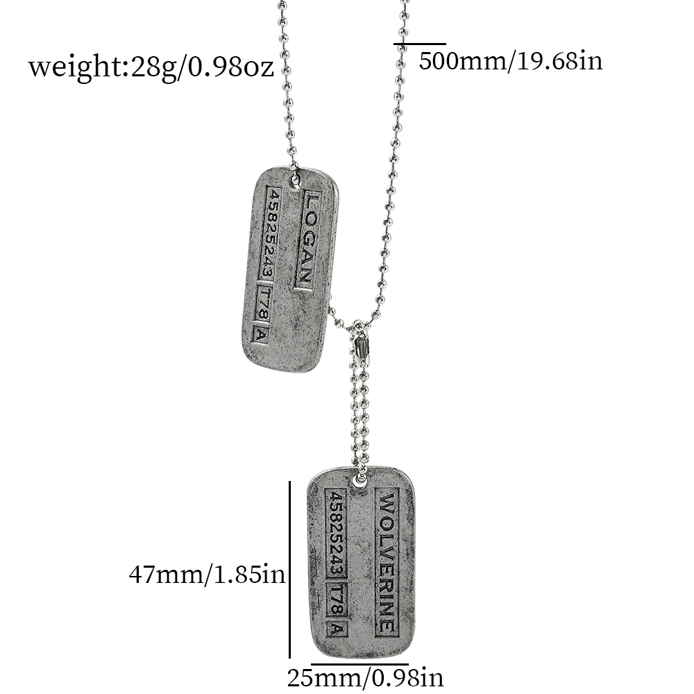X-Men Wolverine Military Card  - Men Accessories Fashion review and price