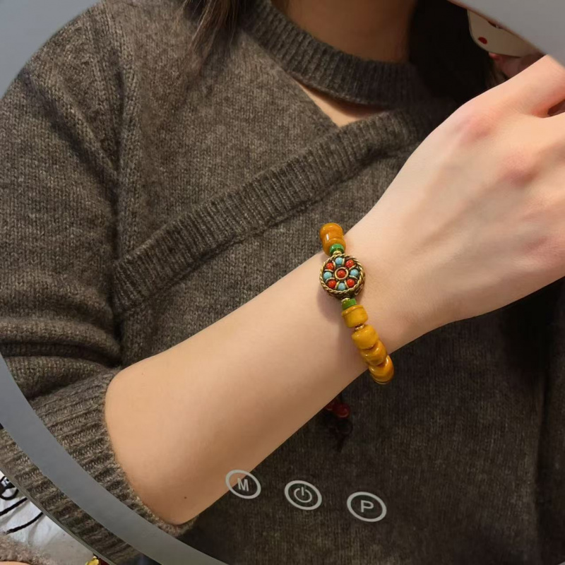 Yak Bone Matching Nepal Bracel - Men Accessories Nepal review and price