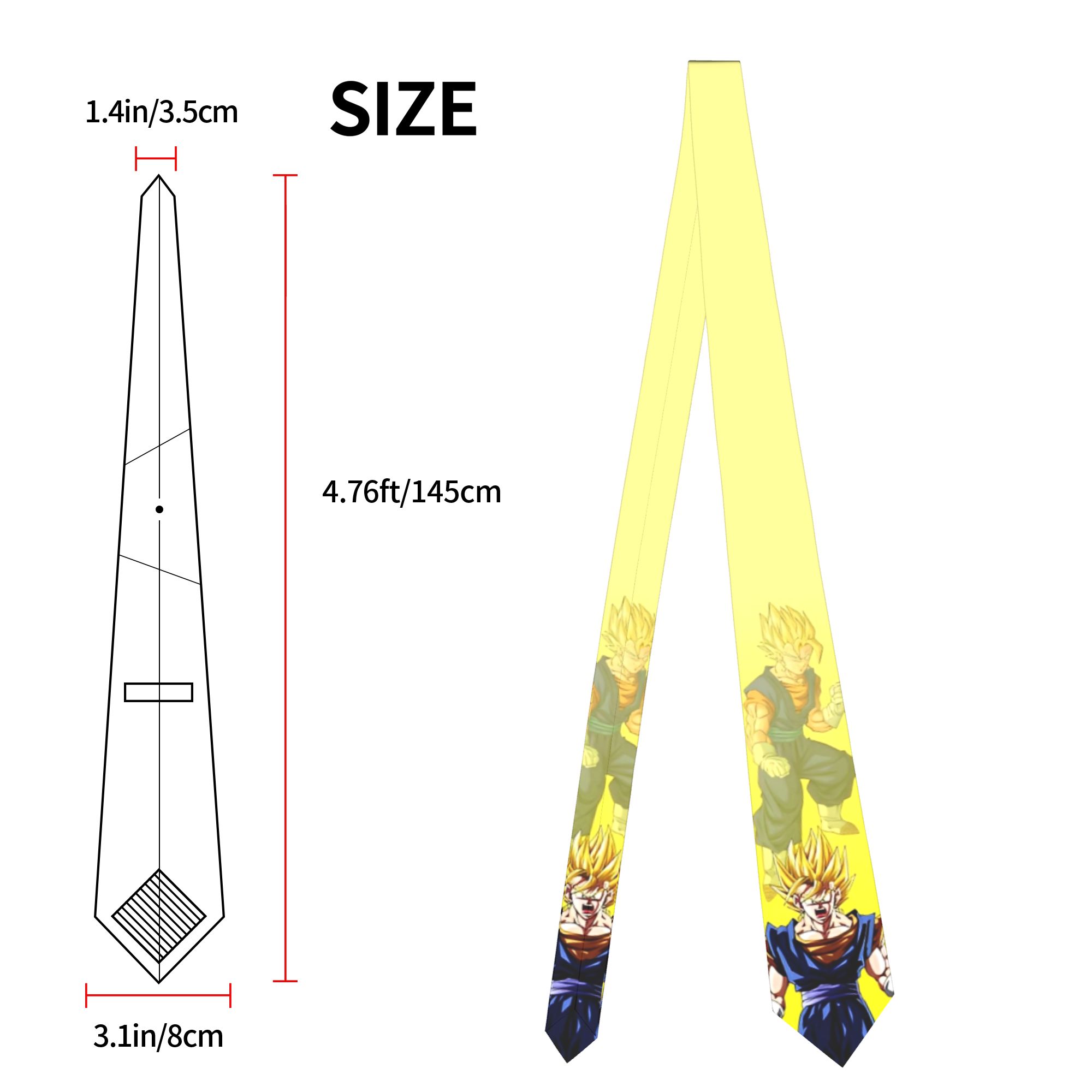 DBZ Z Characters Pattern Neckt - Men Accessories Wedding review and price
