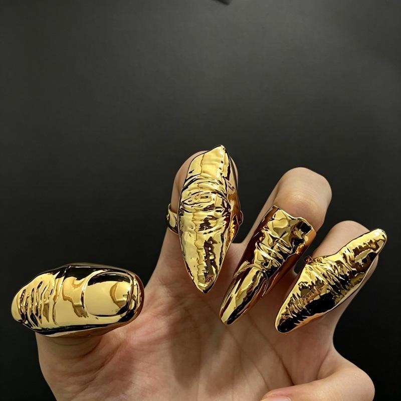 Punk Metallic Claw Nail Rings  - Men Accessories Tips review and price