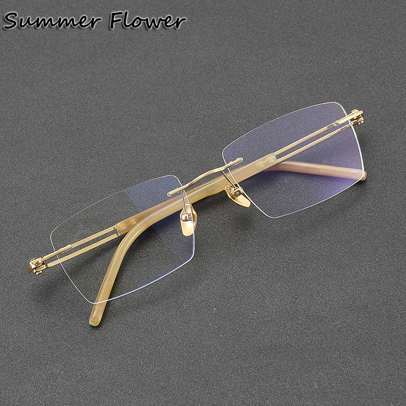 150 mm Rimless Glasses Pure Ti - Men Accessories Tips review and price