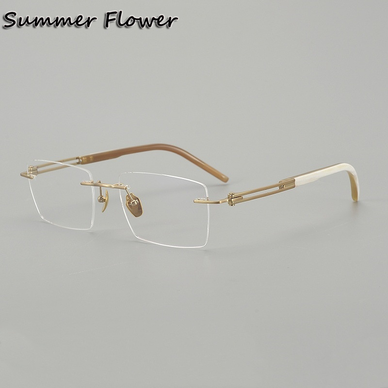 150 mm Rimless Glasses Pure Ti - Men Accessories Tips review and price
