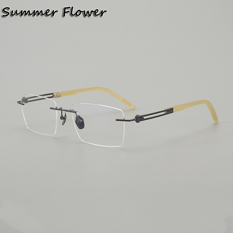 150 mm Rimless Glasses Pure Ti - Men Accessories Tips review and price