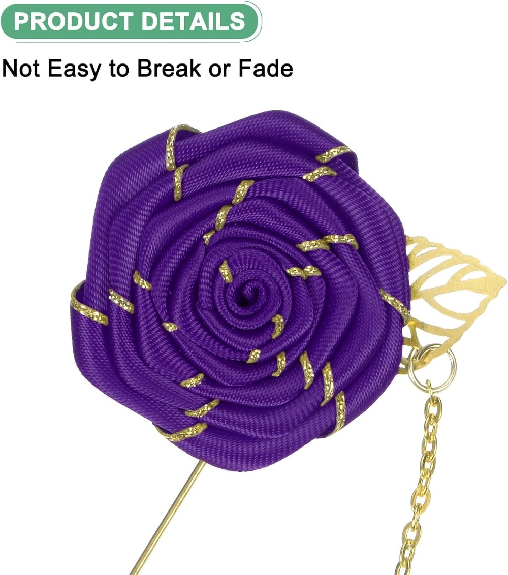 Rose Brooch Pin Cloth Rose Flo - Men Accessories Wedding review and price