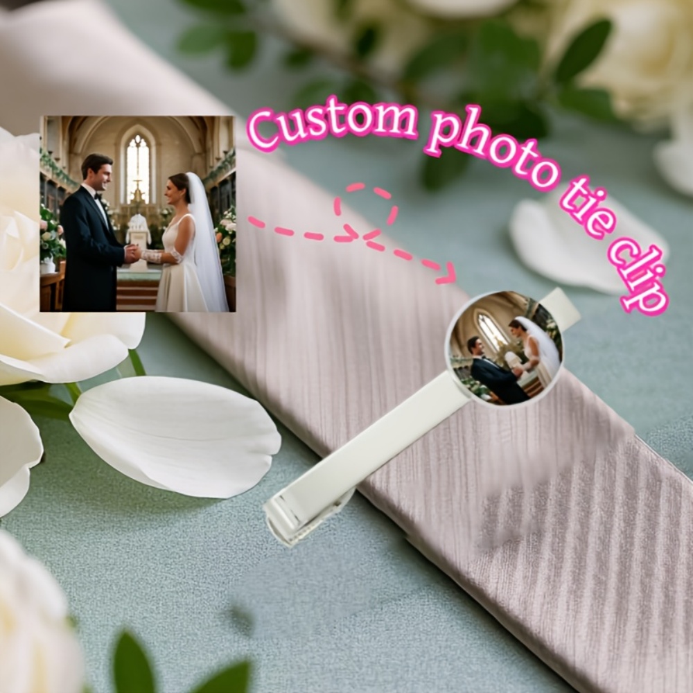Custom Photo Engraved Text Tie - Men Accessories Wedding review and price