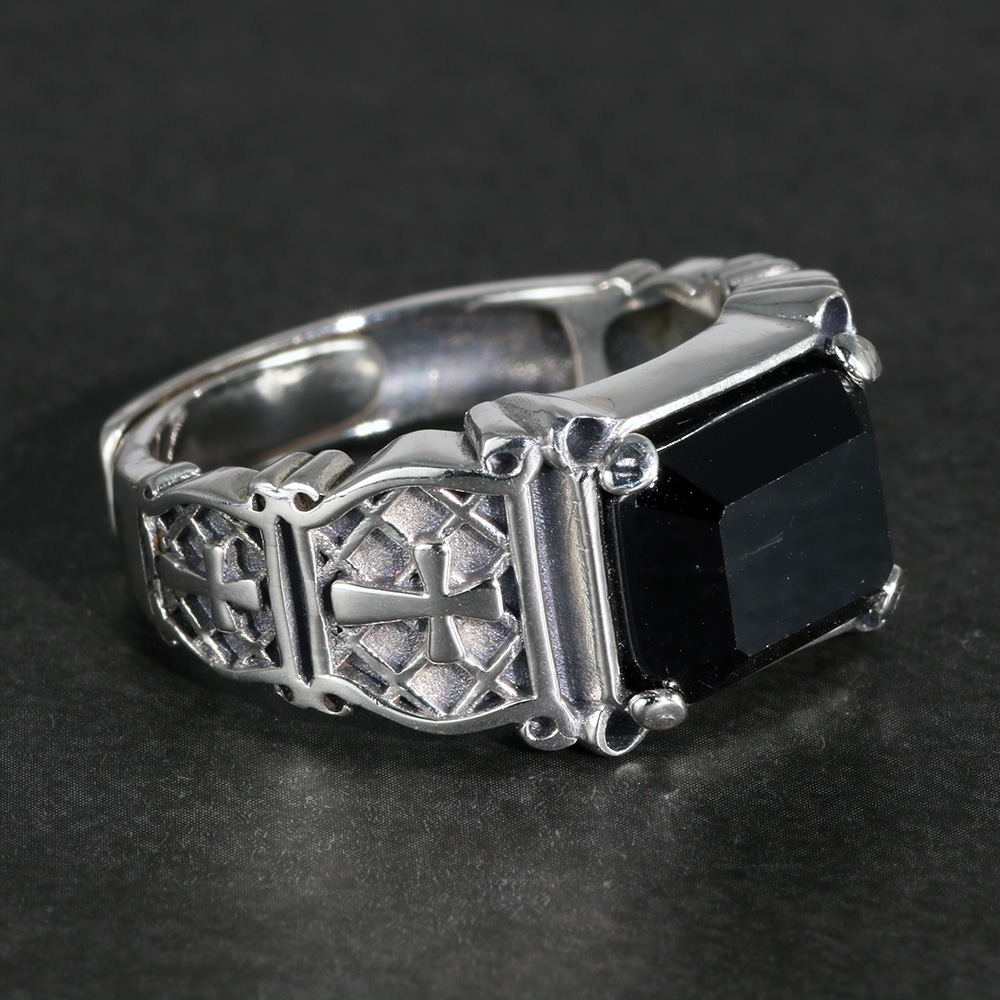 Vintage Punk Silver 925 Jewelr - Signet Ring Men review and price